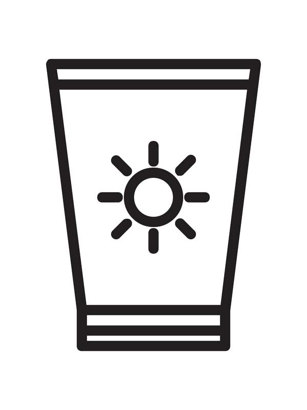 طرح آیکون لیوان و خورشید