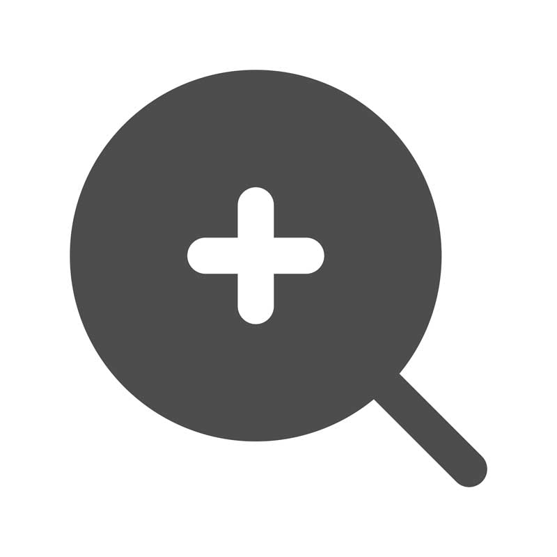 طرح آیکون زوم کردن
