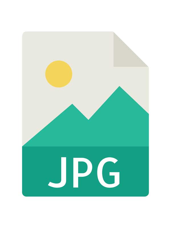 طرح آیکون فرمت jpg سبز