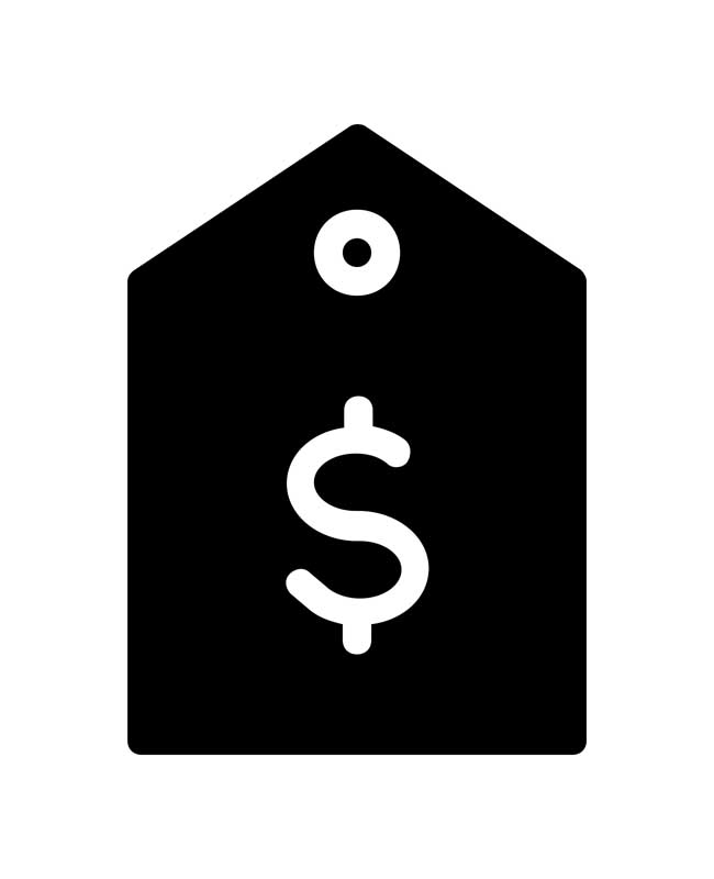 طرح آیکون برچسب قیمت