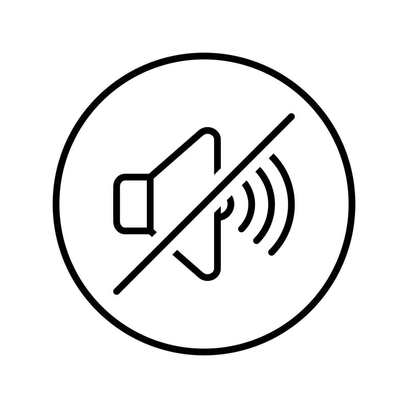 طرح آیکون بستن اسپیکر