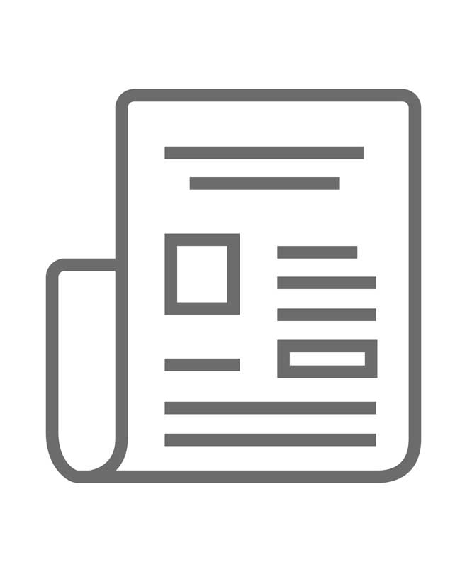 طرح آیکون فاکتور و کاغذ