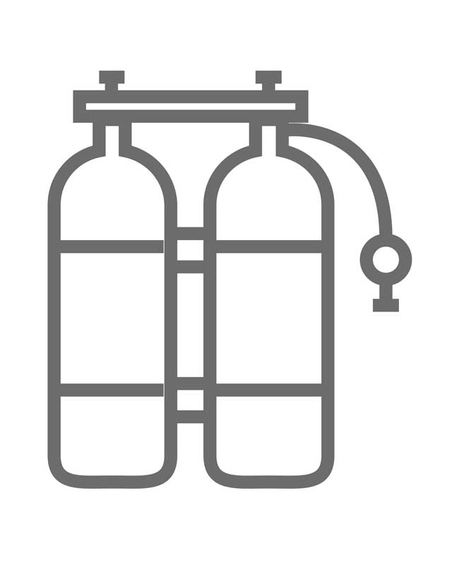 طرح با کیفیت آیکون کپسول اکسیژن