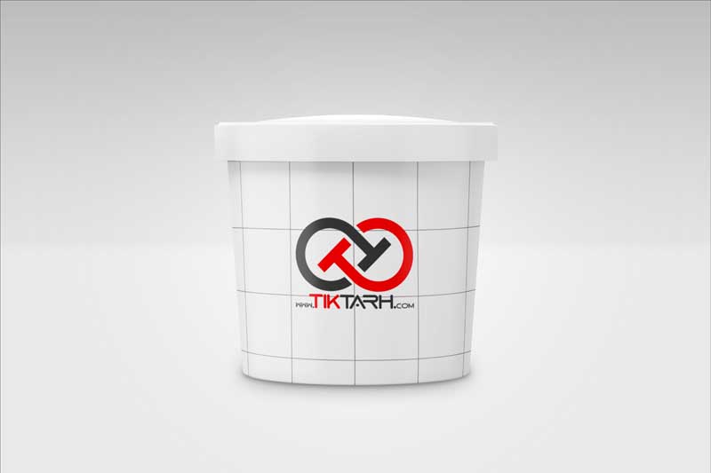 موکاپ ظرف یکبار مصرف مقوایی