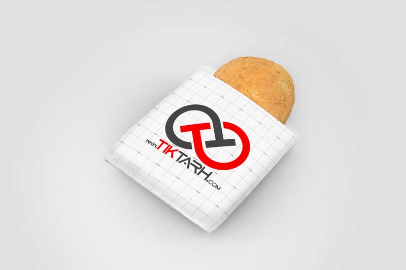 طرح موکاپ پاکت ساندویچ