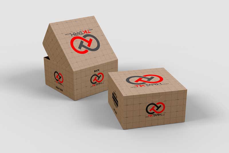 طرح موکاپ جعبه های ساندویچ همبرگر