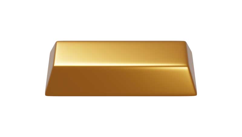 طرح کلیپ آرت شمش طلا