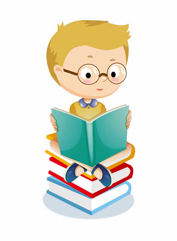 کلیپ آرت لایه باز کتابخوانی