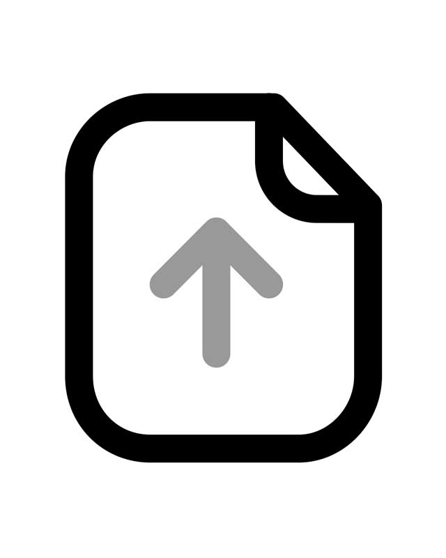 طرح با کیفیت آیکون آپلود فایل