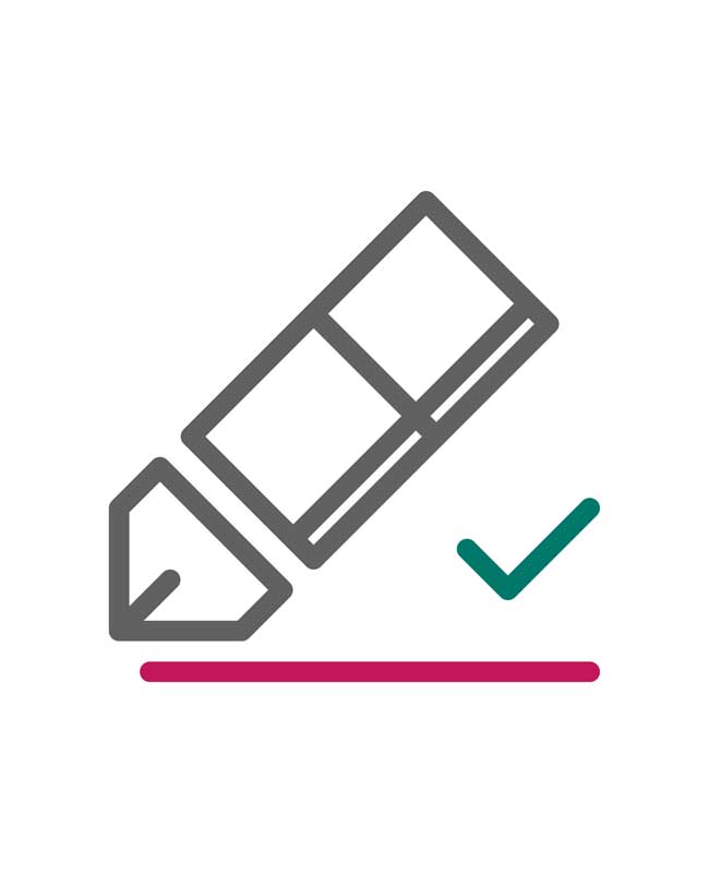 طرح با کیفیت آیکون کشیدن خط