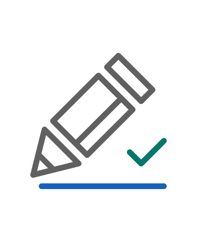 طرح با کیفیت آیکون کشیدن خط صاف