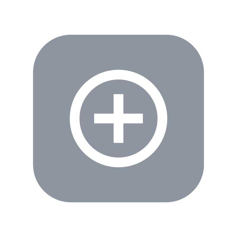 طرح با کیفیت آیکون افزودن