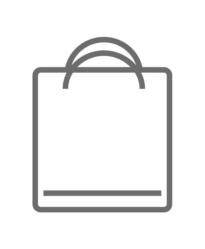 طرح با کیفیت آیکون کیف خرید طوسی