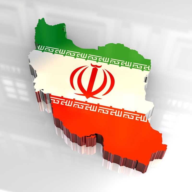 تصویر با کیفیت نقشه پرچم ایران