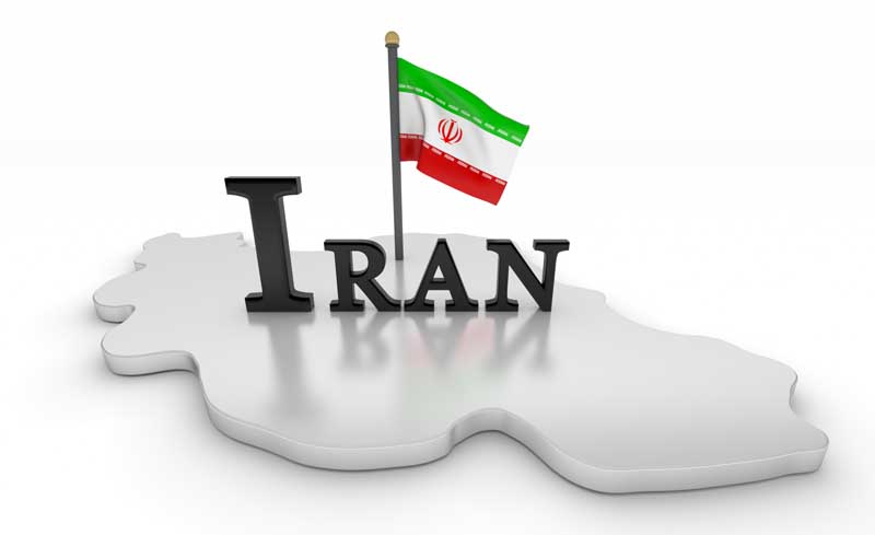تصویر با کیفیت پرچم و نقشه کشور ایران
