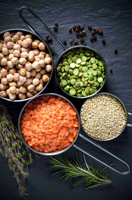 دانلود عکس حبوبات از نمای بالا