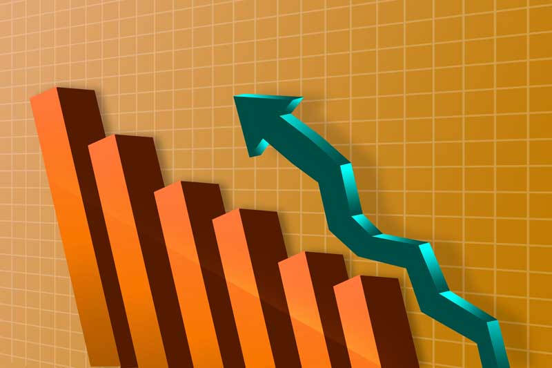 دانلود عکس با کیفیت نمودار در حال پیشرفت