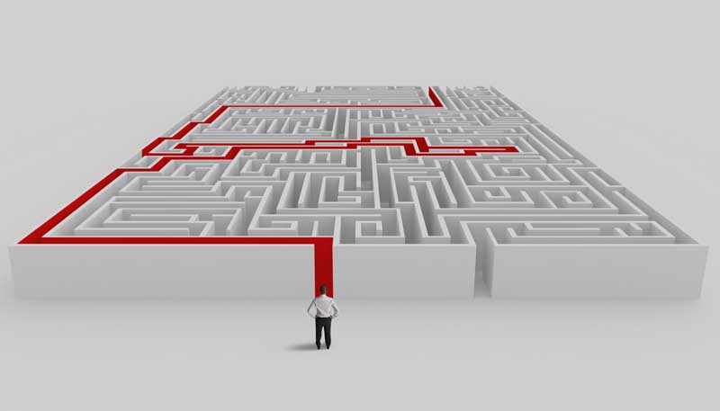 عکس مسیر موفقیت در هزارتو