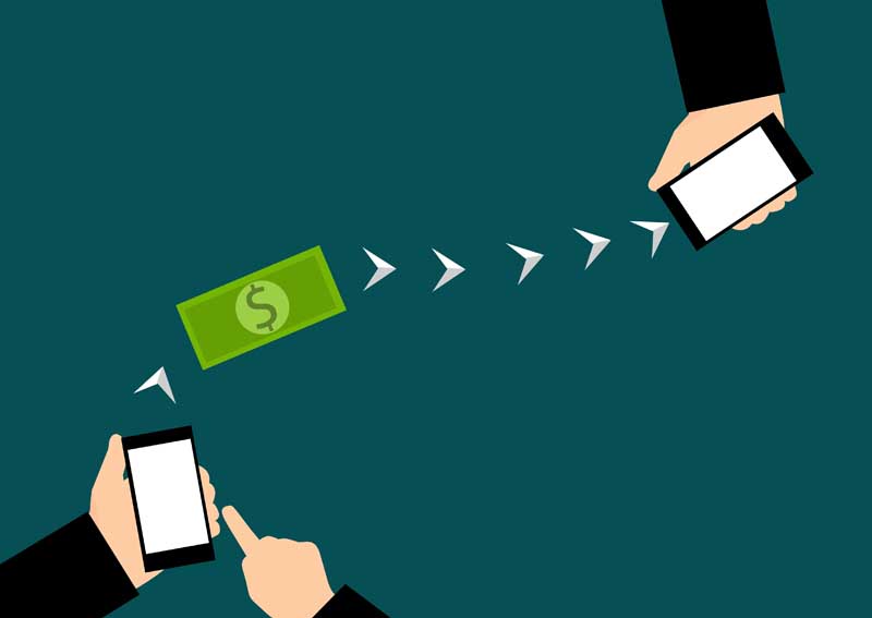 تصویر انتقال پول با موبایل