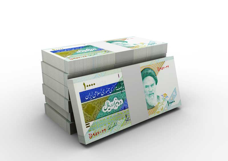 دانلود عکس با کیفیت دسته اسکناس های هزار تومانی ایرانی