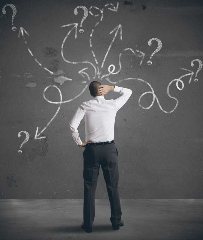 دانلود عکس با کیفیت تفکر برای انتخاب راه درست