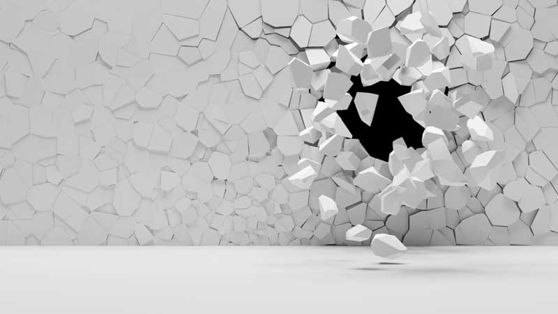 تصویر با کیفیت پس زمینه ریزش دیوار