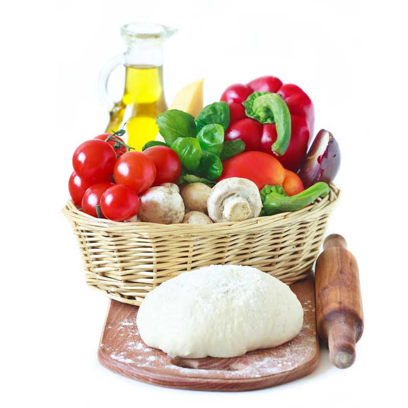 عکس زیبا چانه خمیر و وردنه