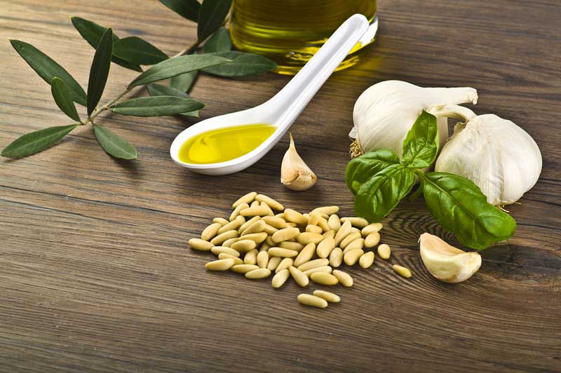 عکس زیبا از سیر و روغن