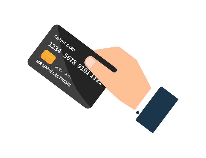 کلیپ آرت لایه باز کارت عابر بانک مشکی