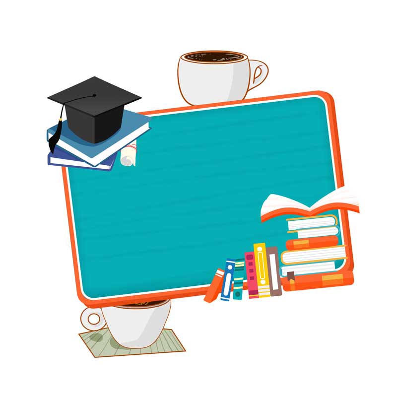 کلیپ آرت لایه باز وایت برد آبی