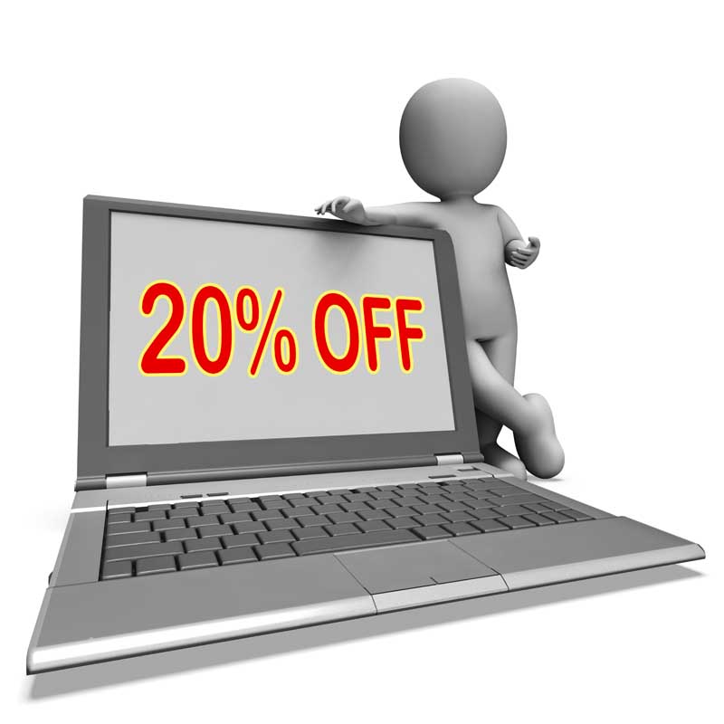 عکس سه بعدی از 20% تخفیف