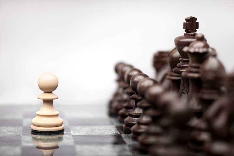 تصویر با کیفیت شطرنج چوبی