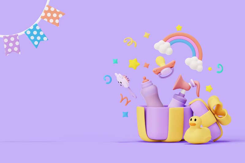 دانلود طرح لایه باز پس زمینه وسایل کودک