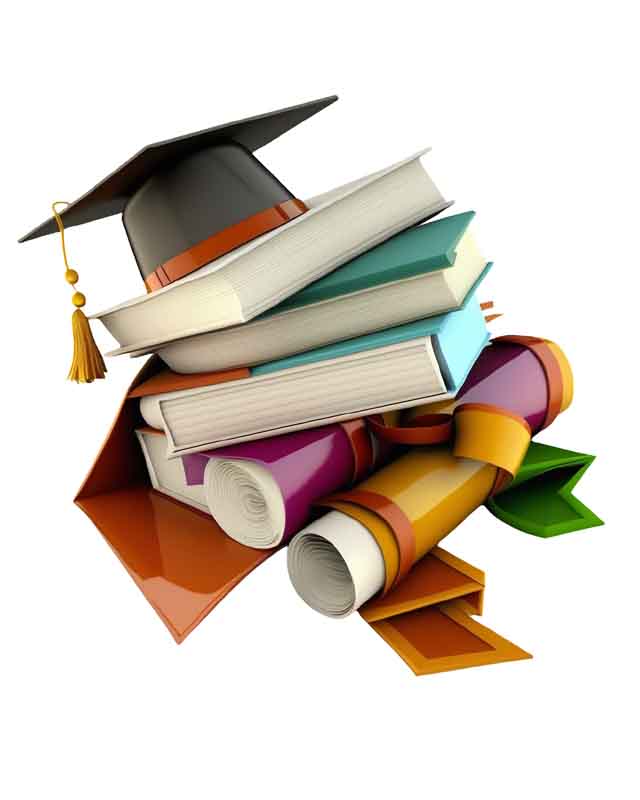 دانلود طرح نامه و کتاب و کلاه فارغ التحصیلی