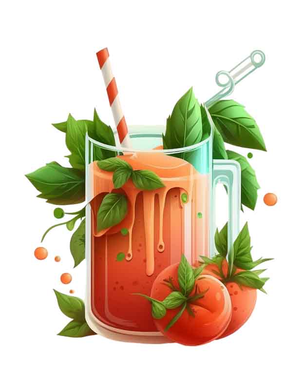 دانلود طرح گوجه فرنگی و آب گوجه