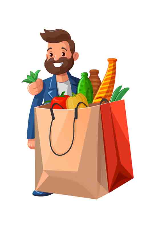 دانلود طرح ساک خرید و خرید