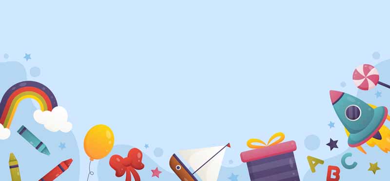 طرح لایه باز پس زمینه اسباب بازی موشک