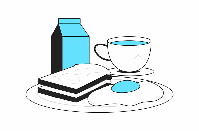 دانلود طرح میز صبحانه