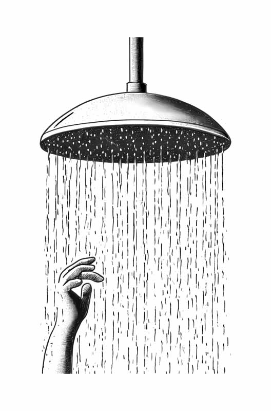 دانلود طرح دست زیر دوش آب