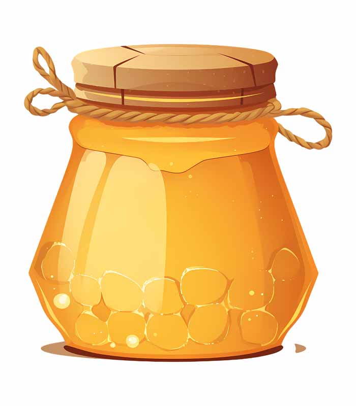 دانلود طرح عسل در ظرف شیشه ای