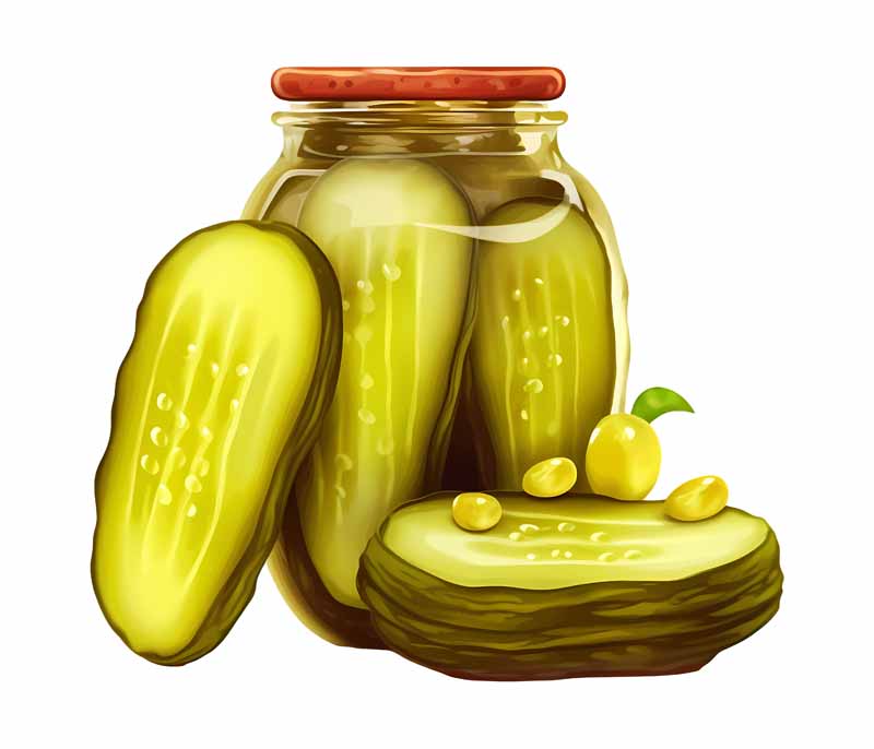دانلود طرح خیارشور برش خورده