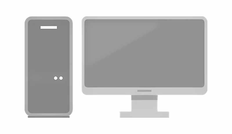 دانلود طرح مانیتور با کیس کامپیوتر
