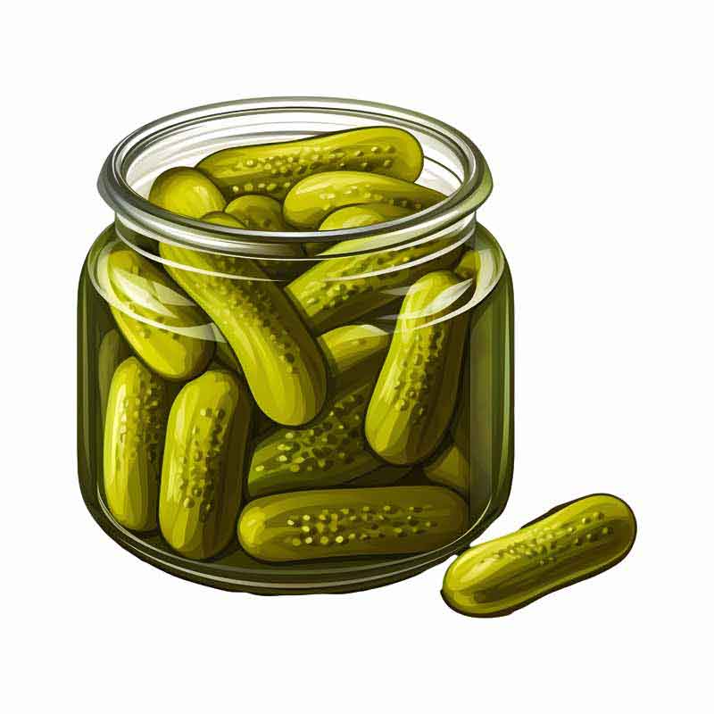 دانلود طرح خیار شور در شیشه