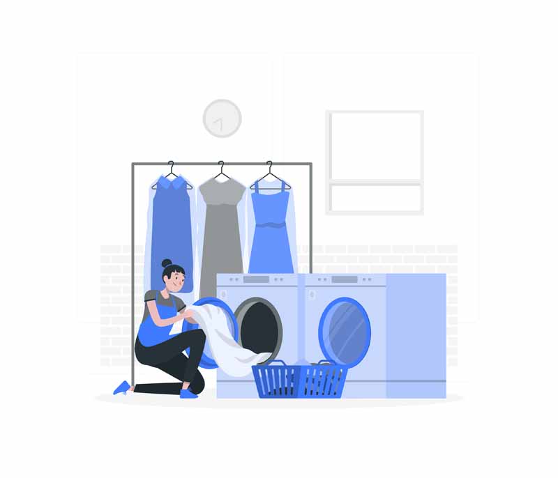 دانلود وکتور مفهومی رختشویی