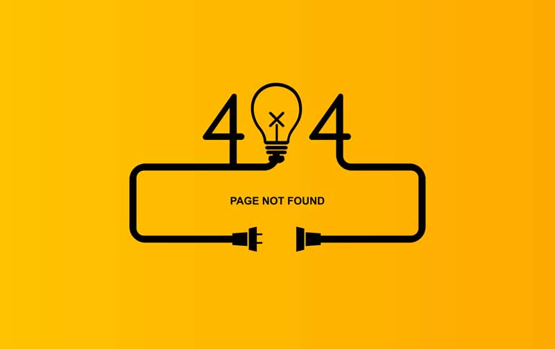 دانلود طرح لایه باز قطع ارتباط و ارور 404