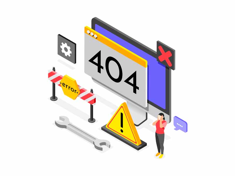 دانلود طرح لایه باز اخطار ارور 404