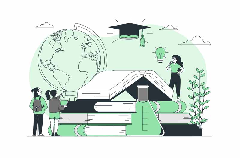 دانلود وکتور مفهومی مطالعه دانشجویی
