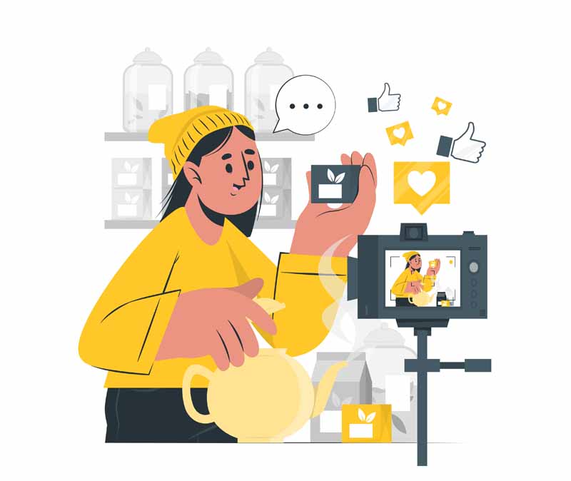 دانلود وکتور مفهومی عکاس حرفه ای