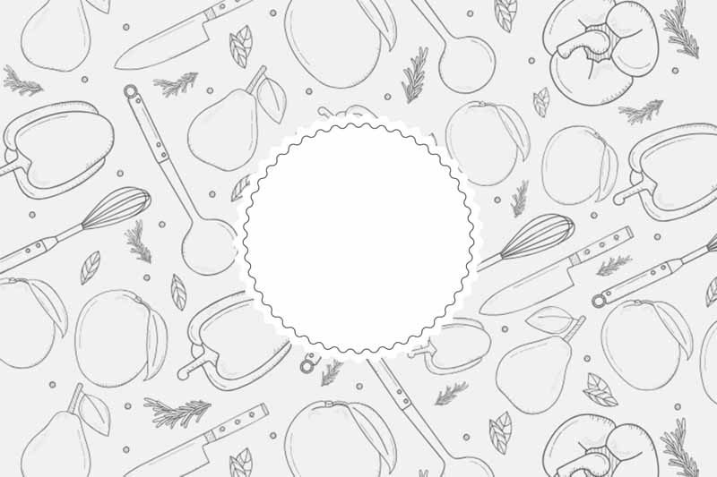 طرح لایه باز پس زمینه آشپزی طوسی