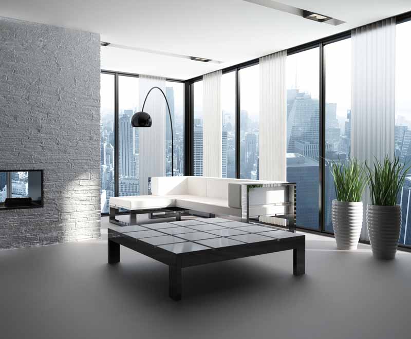 عکس با کیفیت از اتاق در آپارتمان بلند